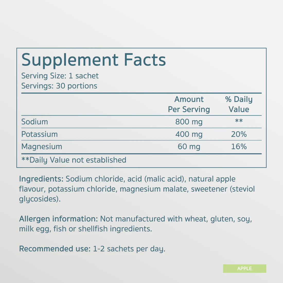 Salte Electrolytes - Apple