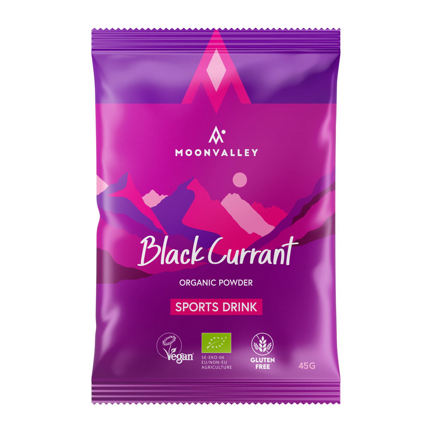 Moonvalley Organic Sports Drink  - Black Currant - Single serving