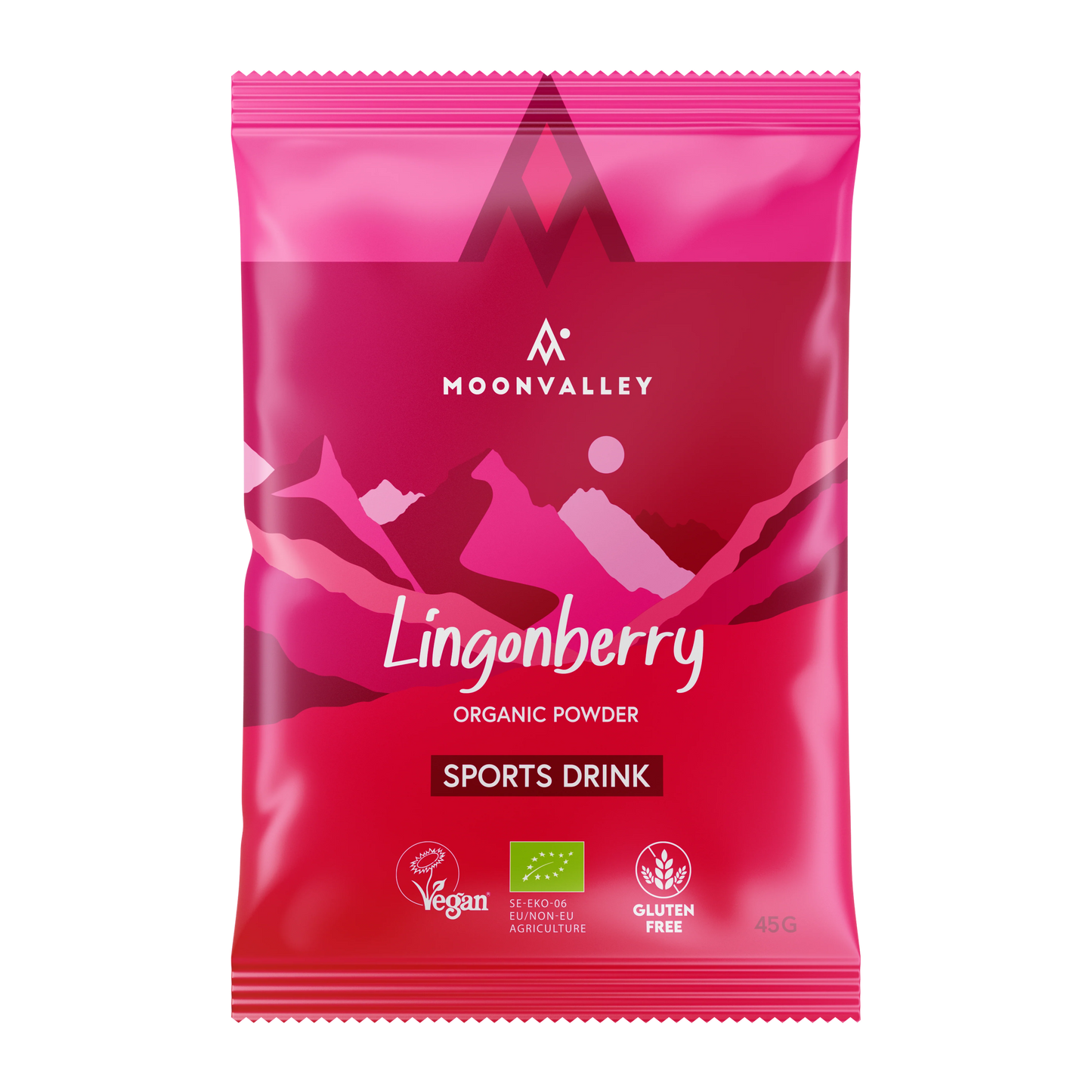Moonvalley Organic Sports Drink  - Lingonberry - Single serving
