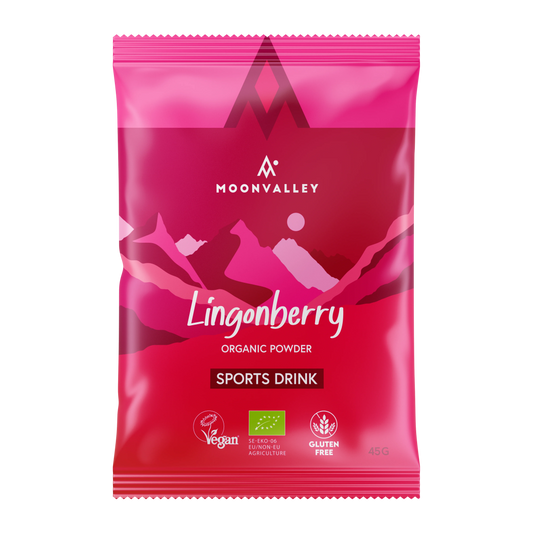 Moonvalley Organic Sports Drink  - Lingonberry - Single serving