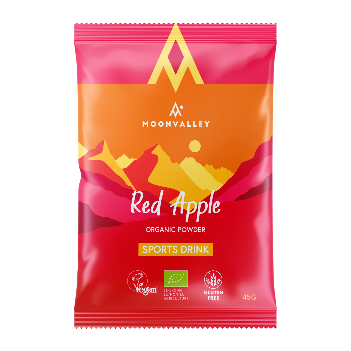 Moonvalley Organic Sports Drink  - Red Apple - Single serving