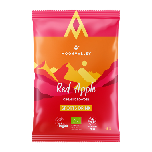 Moonvalley Organic Sports Drink  - Red Apple - Single serving