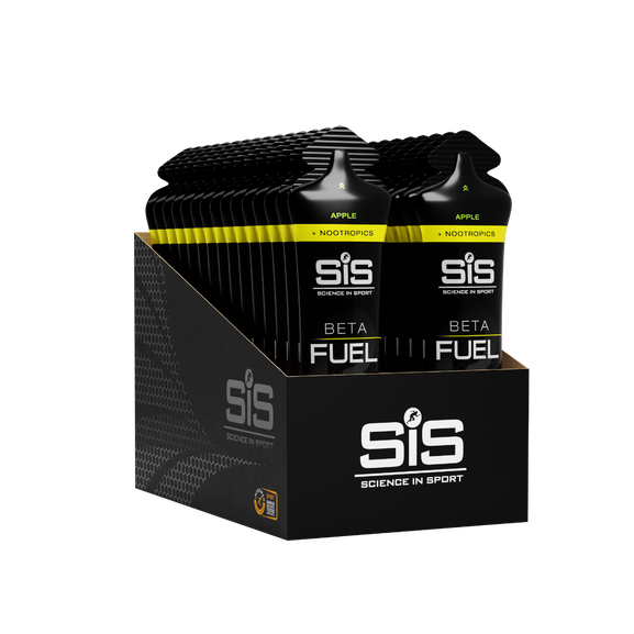 SIS Beta Fuel Energy Gel + Nootropics - Apple - Pack of 30 servings