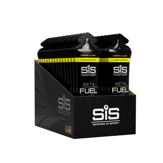 SIS Beta Fuel Energy Gel + Nootropics - Lemon & Lime - Pack of 30 servings
