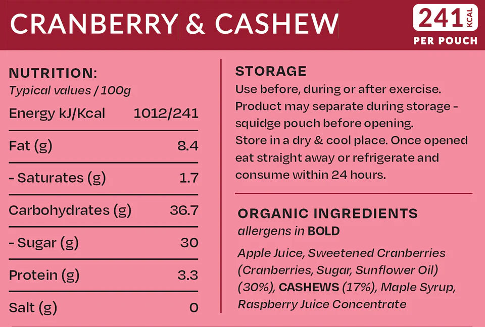 Supernatural Fuel - Cranberry & Cashew