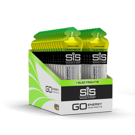 SIS Go Isotonic Energy + Electrolyte Gel - Lemon & Mint - Pack of 30 servings
