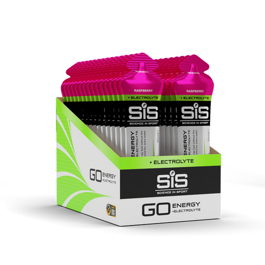 SIS GO Electrolyte Energy Gel - Rasberry - Pack of 30 servings
