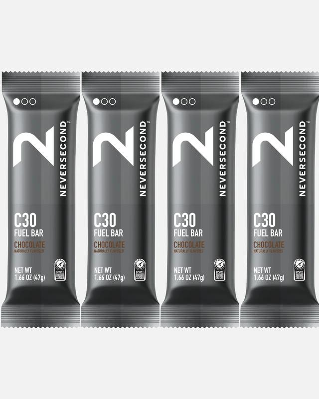 Neversecond C30 Fuel Bar - Chocolate - Box of 12 servings