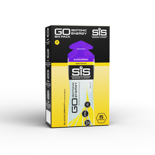 SIS Go Isotonic Energy Gel - Blackcurrant - Pack of 6 servings