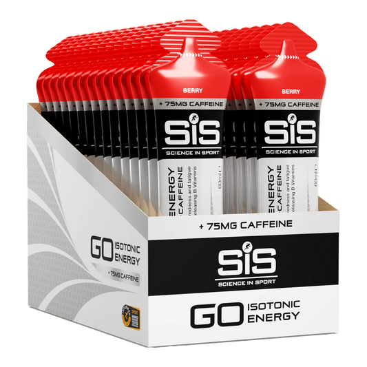 SIS GO Caffeine Energy Gel - Berry - Pack of 30 servings