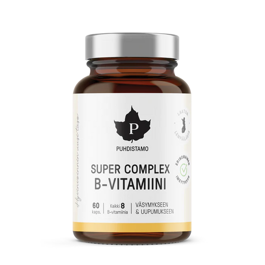 Puhdistamo Super Complex Vitamin B - Natural - 60 Servings
