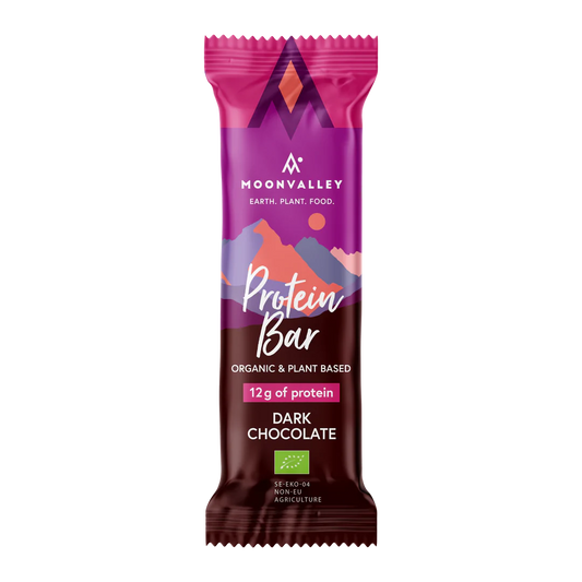Moonvalley Organic Protein Bar - Dark Chocolate - Single serving
